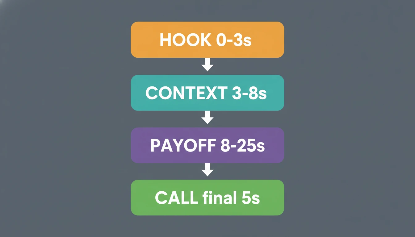 Concept art of the four script beats laid out as connected blocks