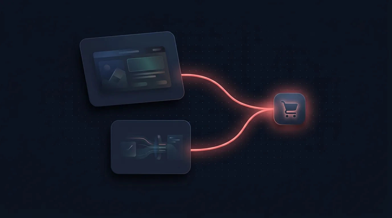 Concept illustration of a creator storefront