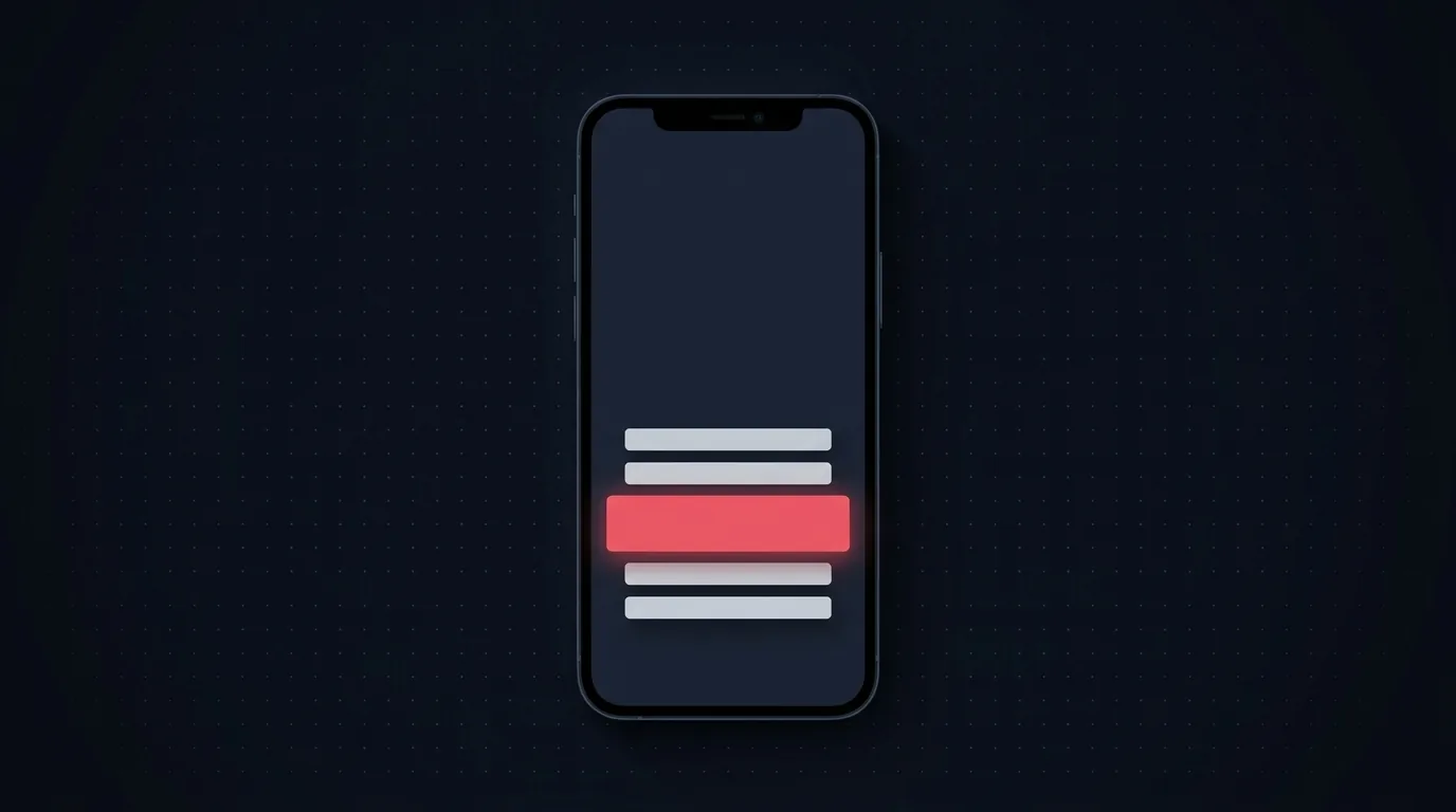 Concept illustration of subtitles on a short video