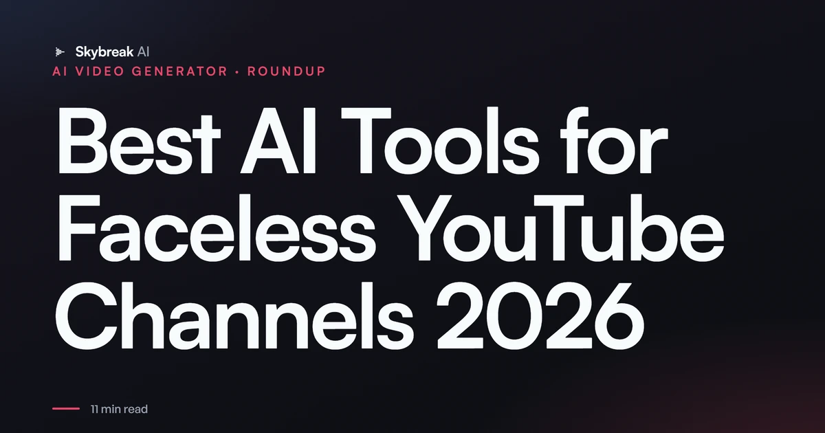 Best AI Tools for Faceless YouTube Channels (2026)