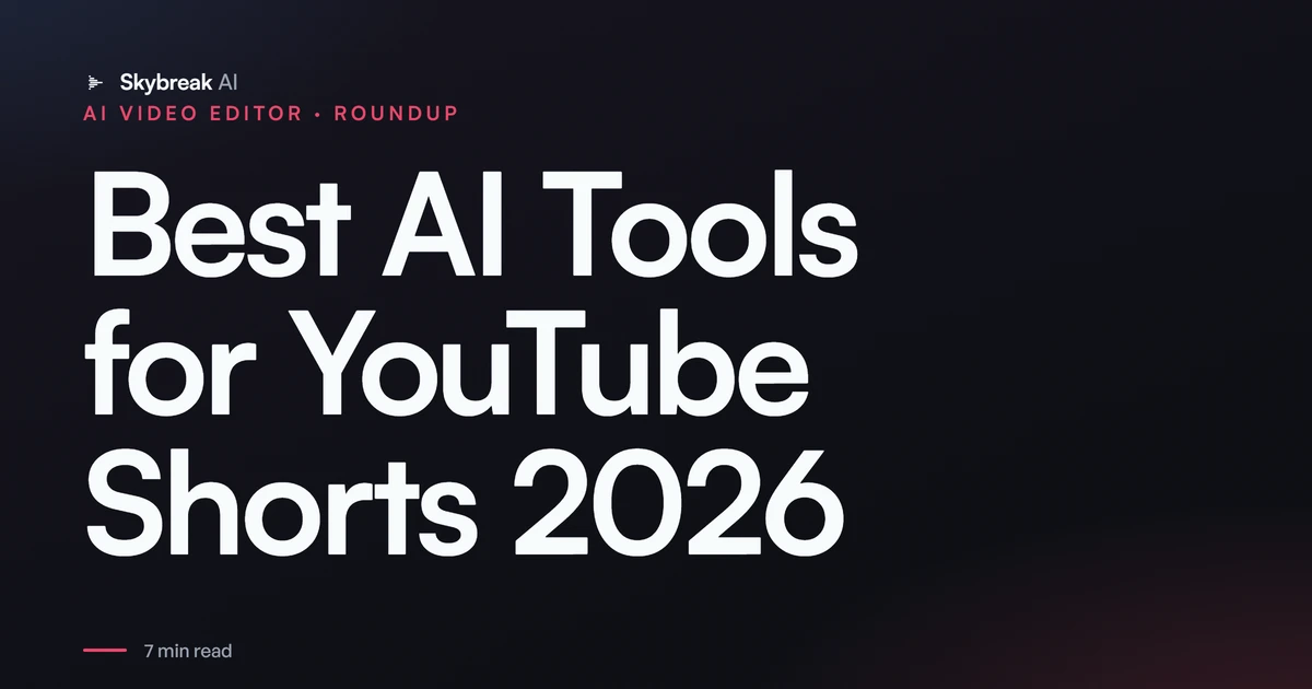 Best AI Tools for YouTube Shorts (2026): The Stack by Job