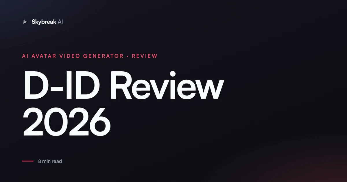 D-ID Review 2026: Is It Worth It for AI Avatar Video?