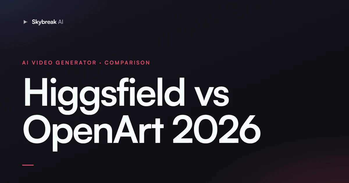 Higgsfield vs OpenArt (2026): Which AI Studio Should You Pick?