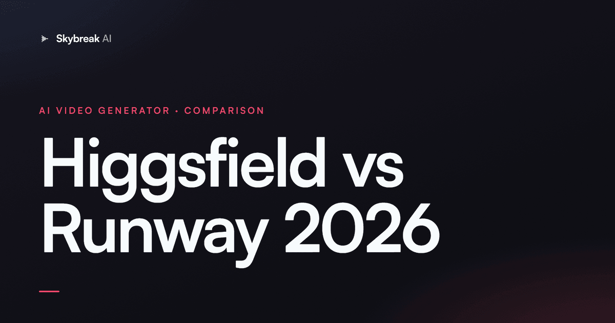Higgsfield vs Runway (2026): All-in-One Platform or Pro Video Studio?