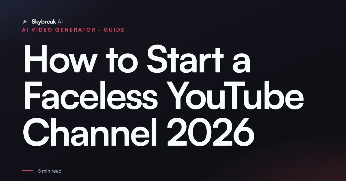 How to Start a Faceless YouTube Channel (2026): The Honest Steps