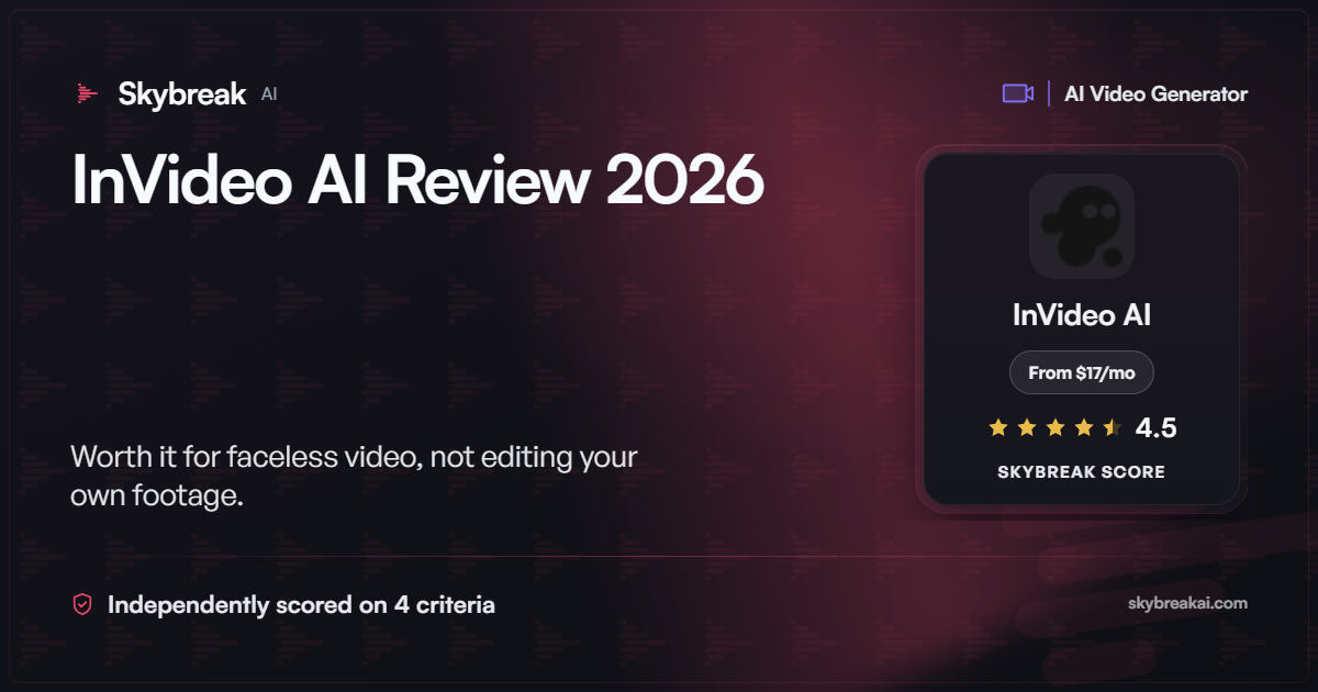 InVideo AI Review (2026): Is It Worth It for Faceless Video?